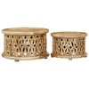 vidaXL 2 Piece Coffee Table Set Solid Wood Mango - 3 of 4