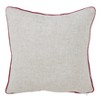 Vintage Red Truck Poly Blend Square Throw Pillow Tan - Saro Lifestyle: Festive Holiday Decor, Embroidered, Indoor - 2 of 3