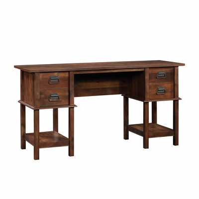 Curado Cherry Spacious Home Office Desk with File Storage