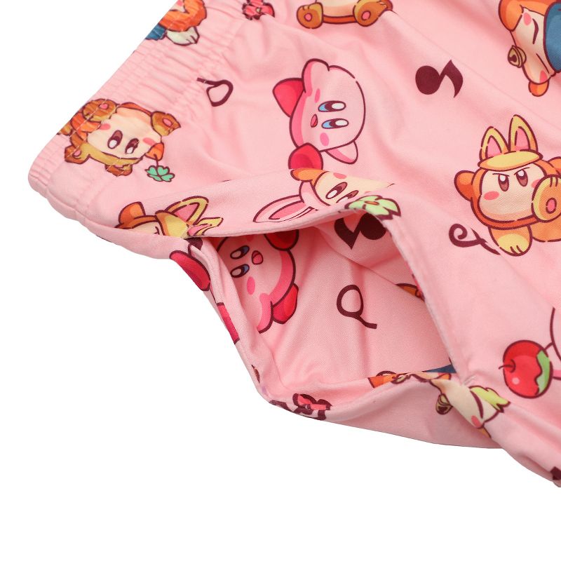 Kirby Pink Adult Womens Sleep Pants - Cozy Nightwear for Gamers, 2 of 4