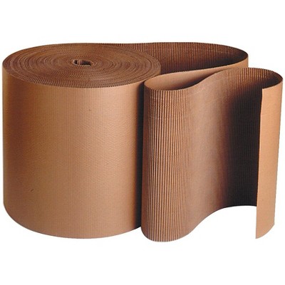 The Packaging Wholesalers Staples 06 x 250' Single Face Corrugated Rolls CRCSF06