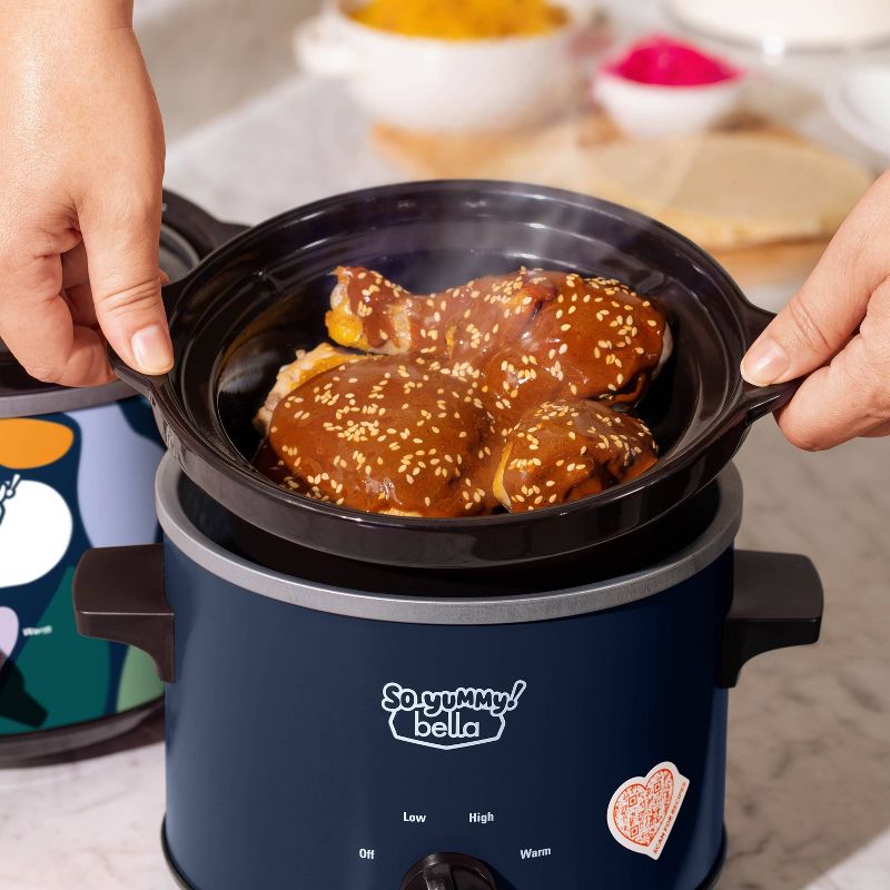 So Yummy by bella 2.0qt Twin Set Slow Cooker, 3 of 12