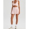 Ladies' High - Waisted Sports Skort Quick - Dry Ideal for Badminton, Tennis, Running & Yoga - 2 of 4