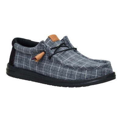 HEYDUDE Wally Plaid Corduroy , Black, 14 — фото 5