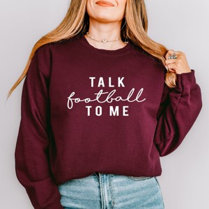 Simply Sage Market Talk Football To Me Sweatshirt - 1 of 4