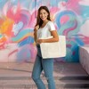 Dalix 22" Soft Canvas Tote Bag - 3 of 4