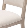 Plank+Beam 24" Counter Height Chair, Set of 2 Solid Wood Modern Kitchen Stools with Cushion - 4 of 4