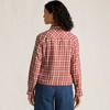 Lands' End Women's Cropped Flannel Shirt - 2 of 4