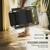 Resenkos Lounge Chair Outdoor, Patio Lounge Chair,2 Pieces Reclining Folding Outdoor Lounge Chairs with Cushion, Headrest, Side Tray, Black - 4 of 4