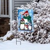 Briarwood Lane Winter Garden Flag 12x18 For Outdoor Penguin Family For Winter Garden Flag Flags For Outside - 4 of 4