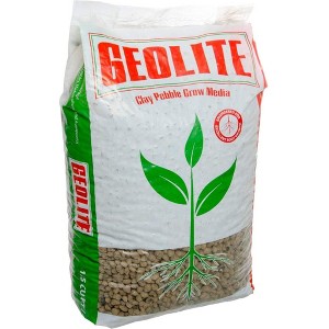 Geolite Clay Pebbles Growing Media, Grey, 45 Liter Bag - 1 of 3
