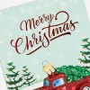 Old World Christmas Ornament Christmas Card, Red Truck, 7" x 5" - 3 of 4