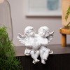 Northlight Sitting Boy and Girl Cherubs with Heart Statue - 6.75" - 3 of 4