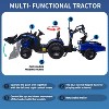 24V Kids Ride On Tractor, Excavator & Bulldozer w/ Trailer, Digger, Shovel Bucket, Remote, LED Lights, Music - 3 of 4