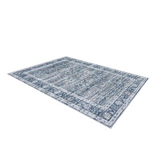 Coolmee Washable Area Rugs Vintage Retro Boho Rug Non Slip Low Pile for Living Room Bedroom Indoor Dining Room  s Room and OfficeGray - 1 of 4