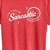 Women's - Instant Message - Ray Of Sarcastic Sunshine Short Sleeve Graphic T-Shirt - 2 of 4