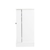 BEAFUP Set of 4 Buffet Cabinet Set with Storage, Sideboard Buffet with Doors, Wood Storage Cabinet with Drawer and Adjustable Shelf for Kitchen, White - 4 of 4