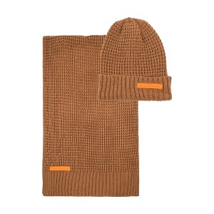 French Connection Women’s Winter Knit Hat & Scarf Set - Stylish Beanie & Cozy Matching Scarf - 1 of 4