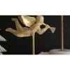 Decorative Angels for Mantel or Shelf – Set of 3 on Metal Bases – 12" Tall by Kalalou - 3 of 3