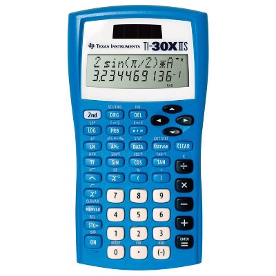 Photo 1 of Texas Instruments TI-30XIIS Scientific Calculator - Blue