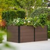 Garvee Wood Look Raised Garden Bed,Outdoor Rectangle Garden Planter for Deep-Rooted Plant, Vegetables, Flowers, and Succulents - 3 of 4