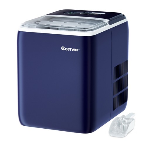 Costway 9 in. 33 lbs./24H Portable Ice Maker Machine Countertop