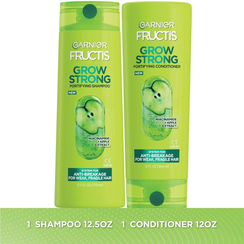 Garnier Fructis Active Fruit Protein Grow Strong Fortifying Shampoo &#38; Conditioner Twin Pack - 24.5 fl oz, 3 of 7