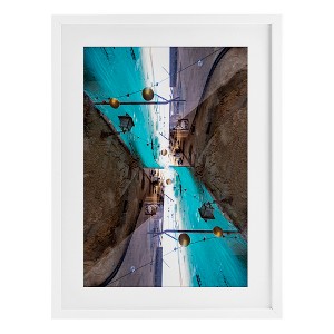 Stupell Industries Urban Surrealist Perspective Framed Print Under Glass - 1 of 4