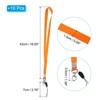 Unique Bargains Polyester Wear-resistant Lightweight ID Card Neck Lanyards with Hooks 10 Pcs - 2 of 4