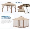 Outdoor Canopy Tent with Mosquito Netting, 11FT  Outdoor Gazebo with Portable Carrying Bag - 2 of 4
