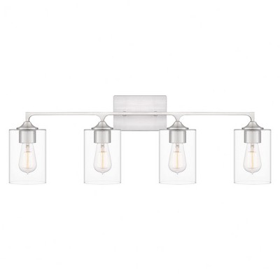 Quoizel Lighting Prescott 4 - Light Vanity in  Brushed Nickel