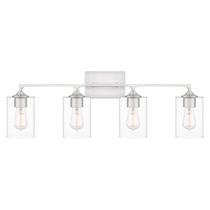 Quoizel Lighting Prescott 4 - Light Vanity in  Brushed Nickel - 1 of 4