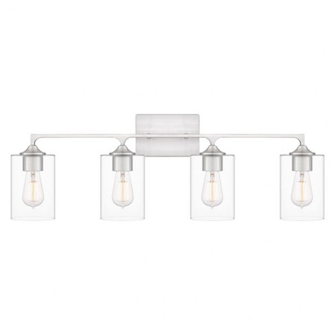 Quoizel Lighting Prescott 4 - Light Vanity in  Brushed Nickel - image 1 of 4