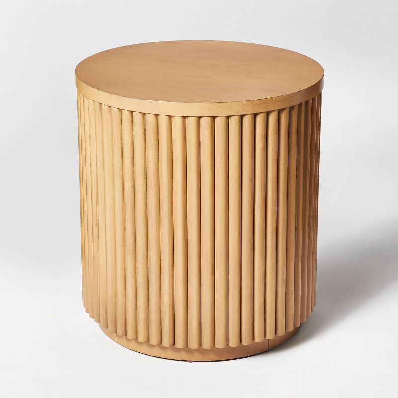 Dowel Fully Assembled Accent Table Natural - Threshold&#8482; designed with Studio McGee, 5 of 14