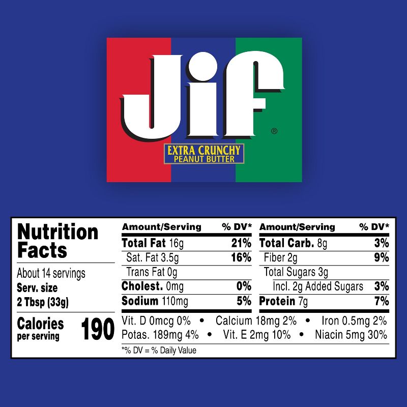 Jif Crunchy Peanut Butter - 16oz, 6 of 7