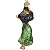 Old World Christmas Blown Glass Ornament for Christmas Tree, Hula Dancer - 3 of 4