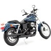 2004 Harley-Davidson Dyna Super Glide Sport Blue 1/12 Diecast Motorcycle Model by Maisto - image 3 of 4