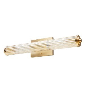 Hunter Fans 24" Holly Grove Wall Light Alturas Gold Finish - 1 of 4