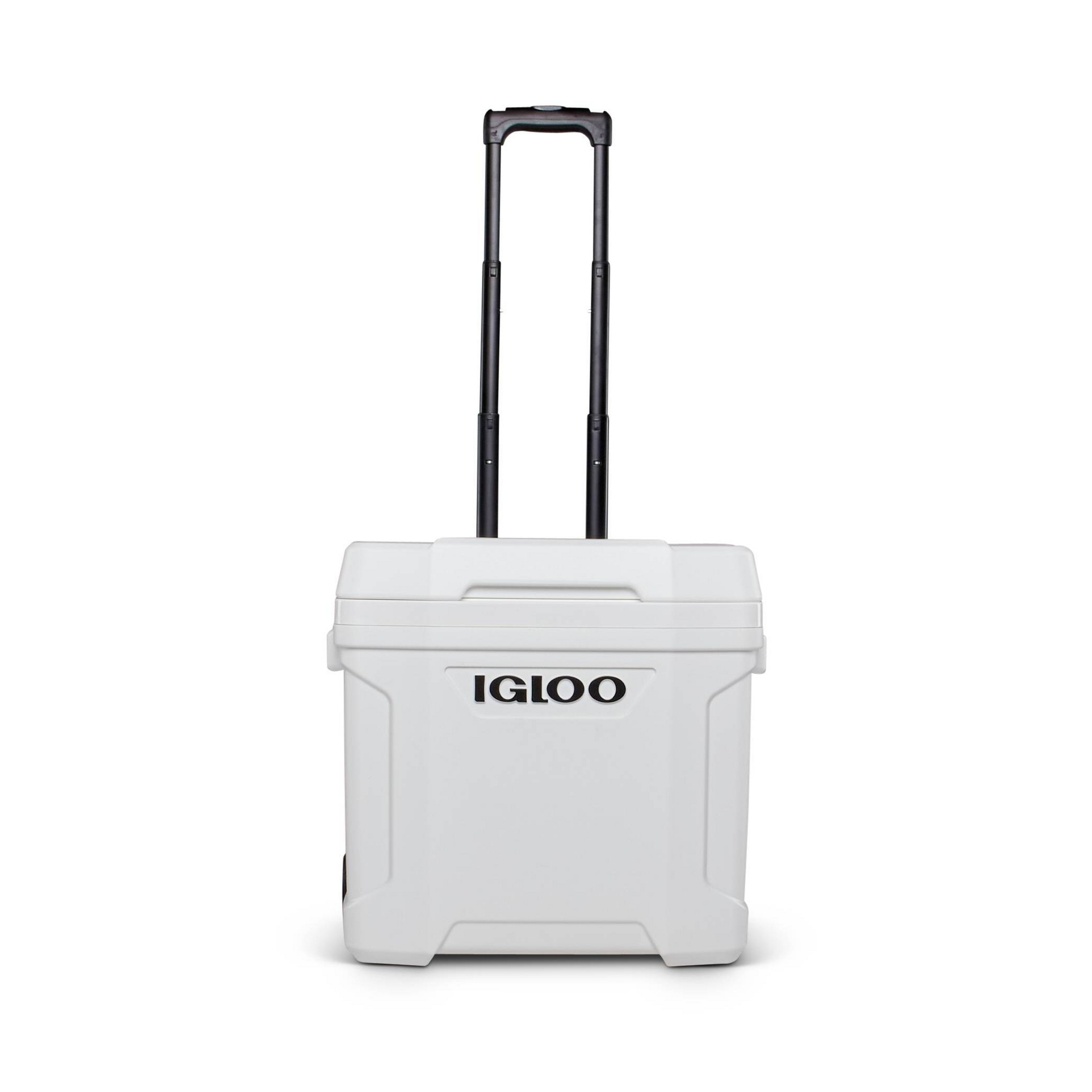 Igloo Latitude 30qt Roller Marine Cooler: UV-Resistant, Hard-Sided, Polyethylene