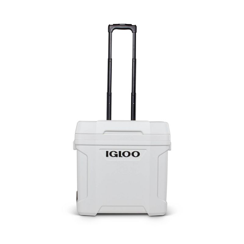 Igloo Latitude 30qt Roller Marine Cooler: UV-Resistant, Hard-Sided, Polyethylene
