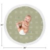 Sweet Jojo Designs Boy or Girl Gender Neutral Unisex Baby Tummy Time Playmat Boho Hatch Green and White - 4 of 4