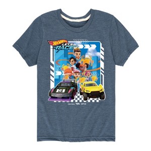 Boys' - Hot Wheels - Let's Race Characters with Cars Short Sleeve Graphic T-Shirt - 1 of 4