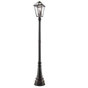 Z-Lite Talbot 3 - Light Post Light in  Oil Rubbed Bronze - 1 of 2