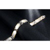 Gold Over Stainless Steel Link Bracelet Mens Ginger Lyne Collection - 4 of 4