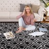 Machine Washable Rug Soft Fluffy Shaggy Area Rug Non Slip Ultra Soft Fluffy Indoor Floor Carpet for Living Room Bedroom Nursery - 4 of 4