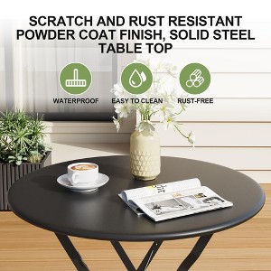 Wooden storage cabinet, four-door design, adjustable shelves, farmhouse style, large storage capacity, suitable for dining room, living room, bedroom - 1 of 4