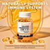 Mulittea Calcium Magnesium Zinc Capsules with Vitamind3 for Strong Bones & Teeth | Heart & Immune Support - 3 of 4