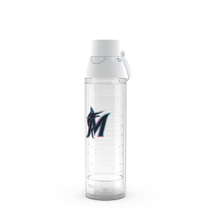 MLB Miami Marlins 24oz Primary Logo Venture Lite Water Bottle - 1 of 4