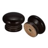 Unique Bargains Round Wood Drawer Cabinets Knobs and Pulls with Screws 12 Pcs - 4 of 4