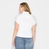 Women's Puff Sleeve Button-Down Shirt - Wild Fable™ - 3 of 3